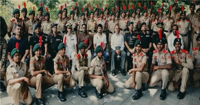 NCC Cadets in Action - Malankara Catholic College